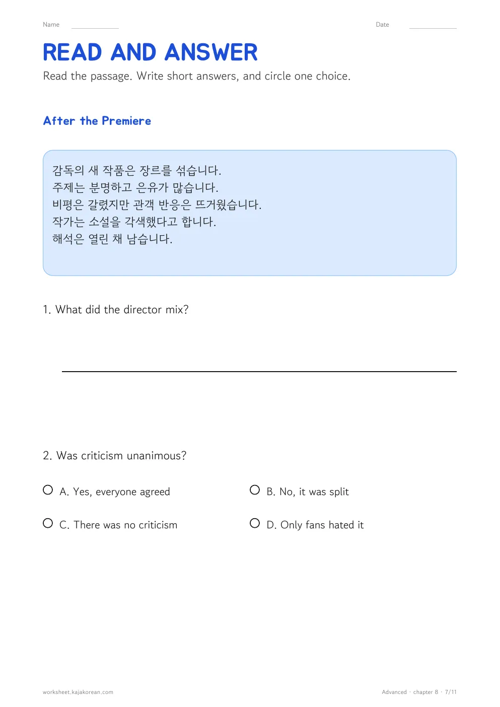 Literature and Arts — page 7