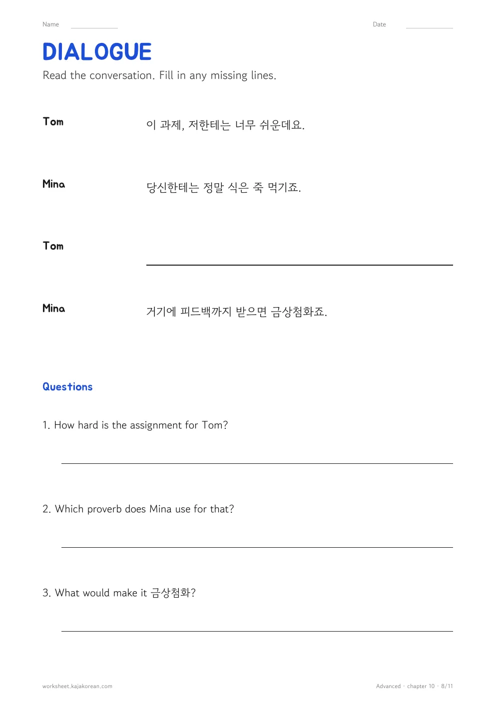 Idioms and Proverbs — page 8