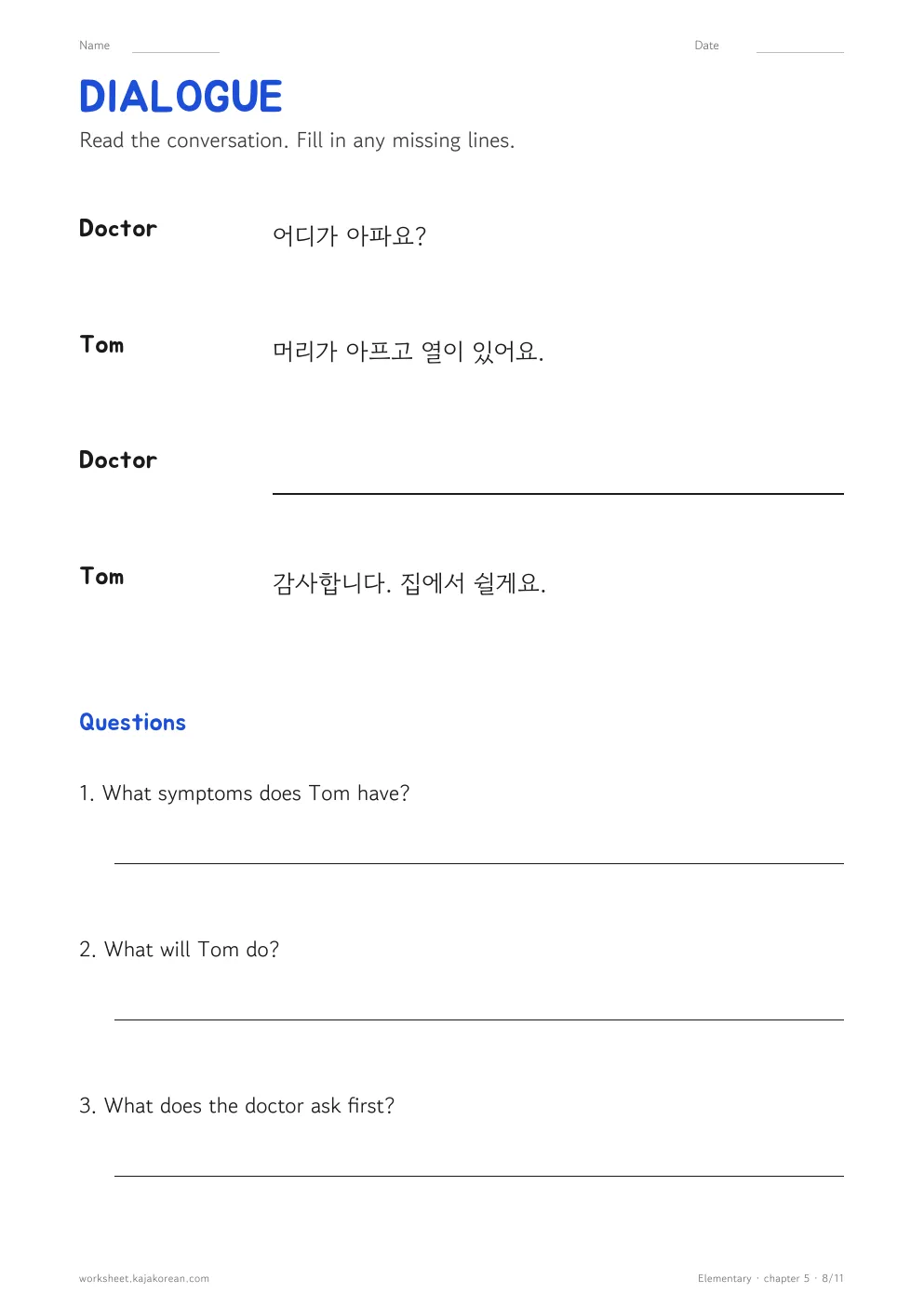 Body and Health — page 8