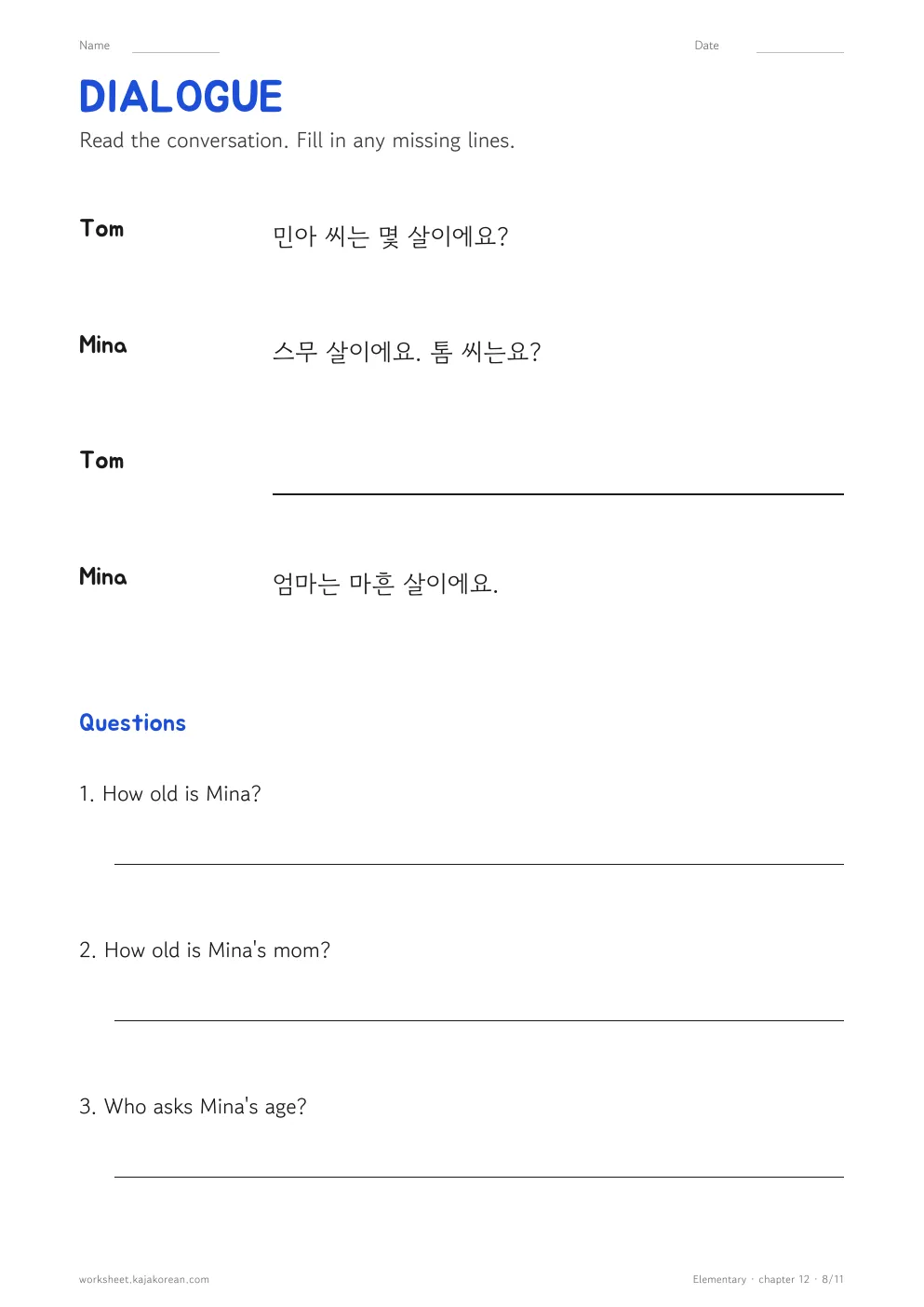 Native Tens and Teens — page 8