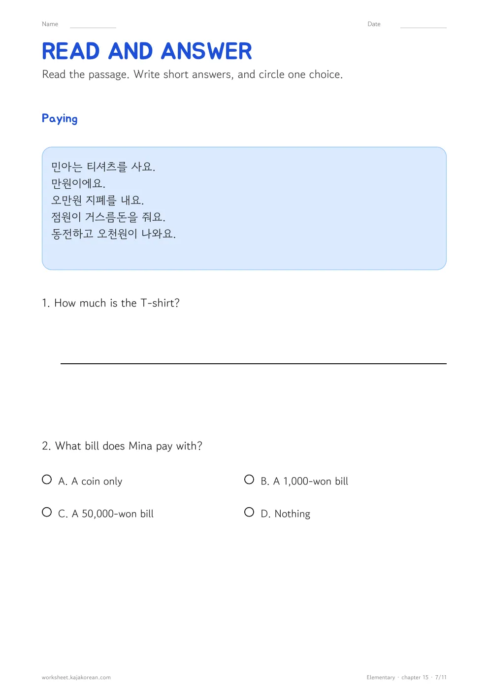 Won and Prices — page 7