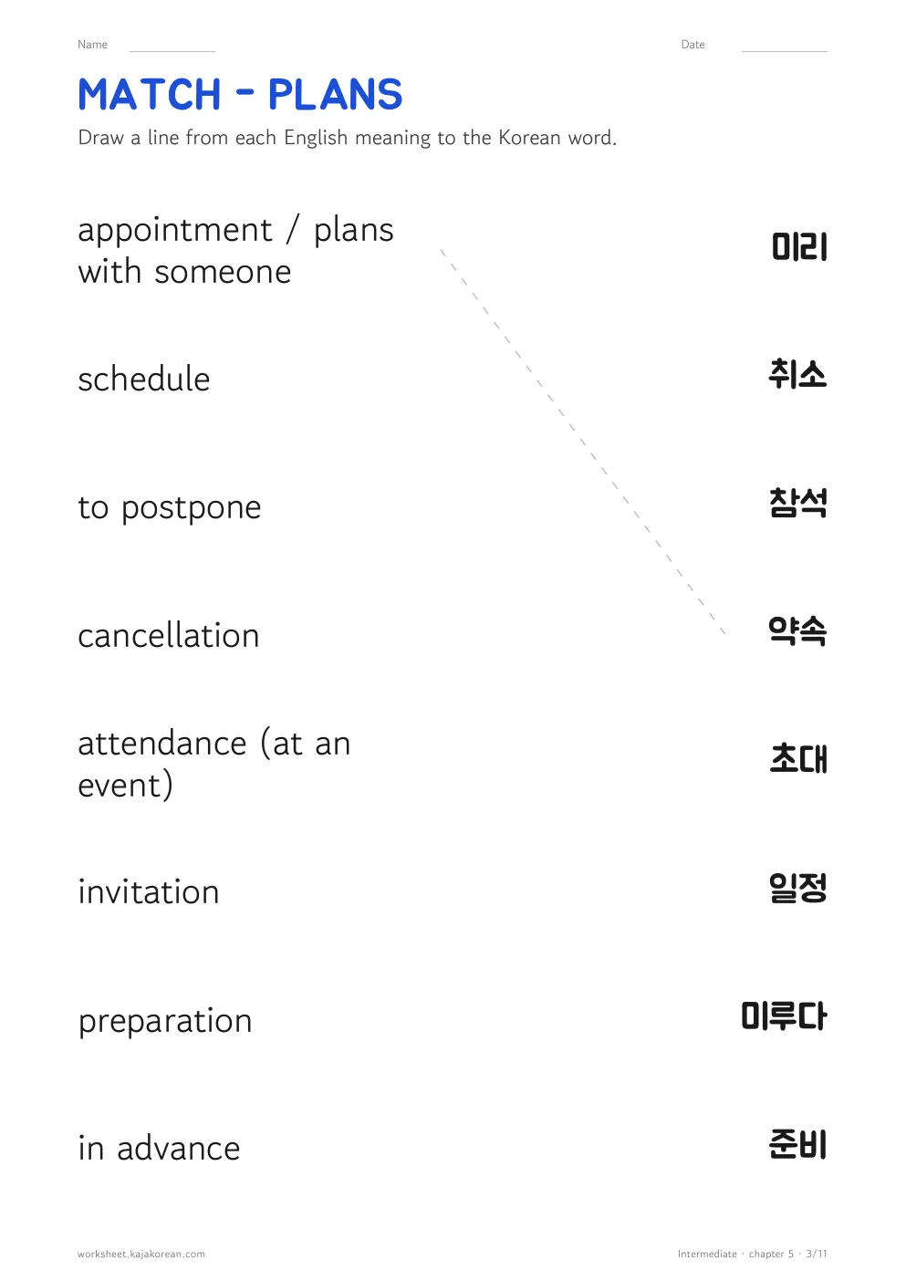 Plans and Appointments — page 3
