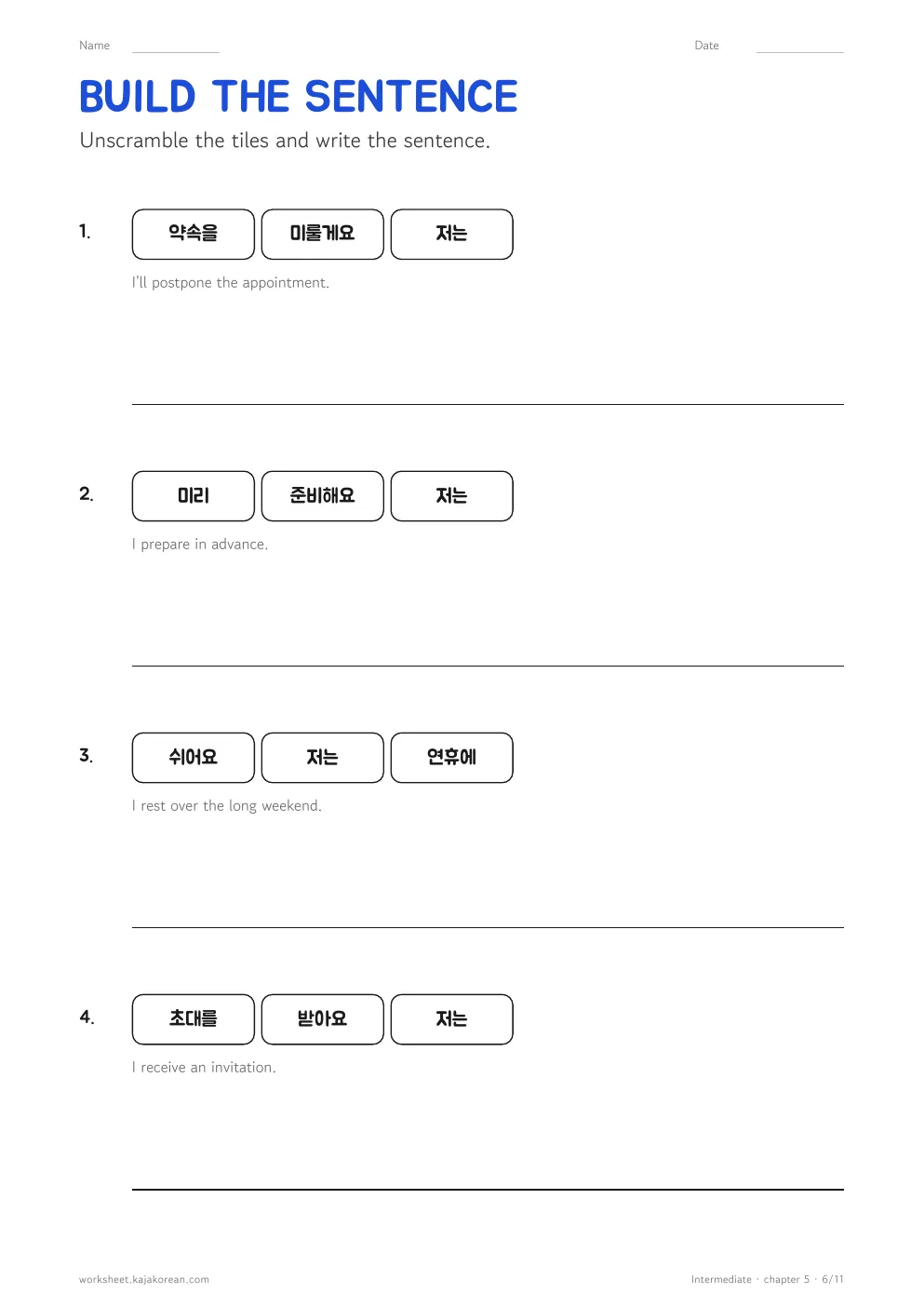 Plans and Appointments — page 6